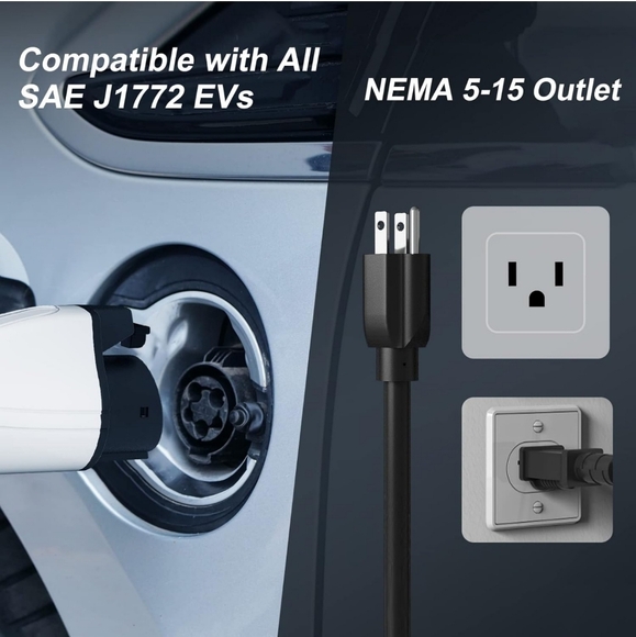 Megear Skyward II home electric vehicle charging station, NEMA 5-15 plug, new - Picture 2 of 9
